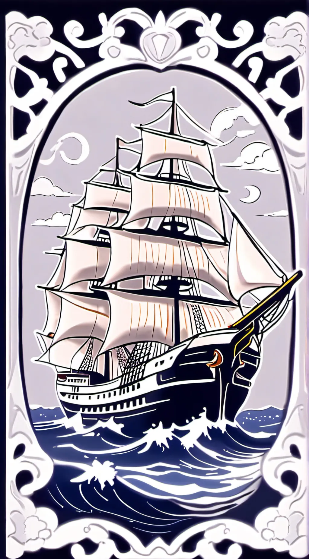 ai character: Hazbin cruise  background