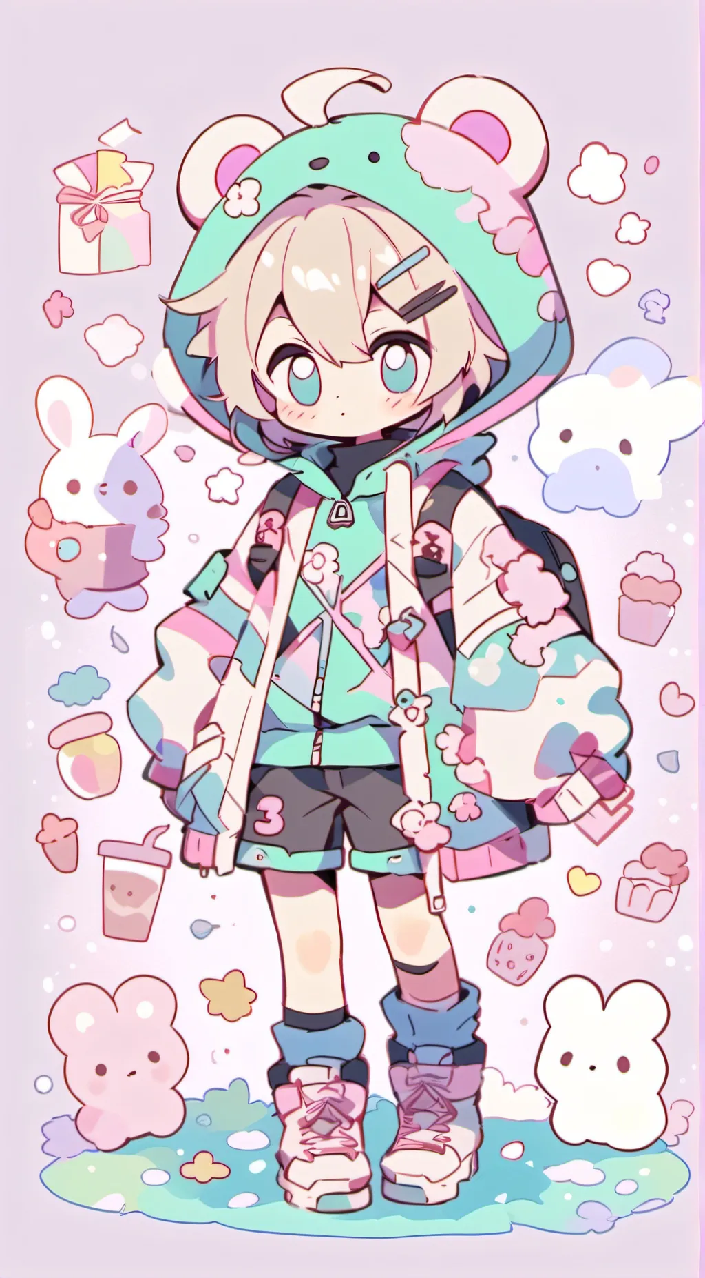 ai character: tom from Edd world background