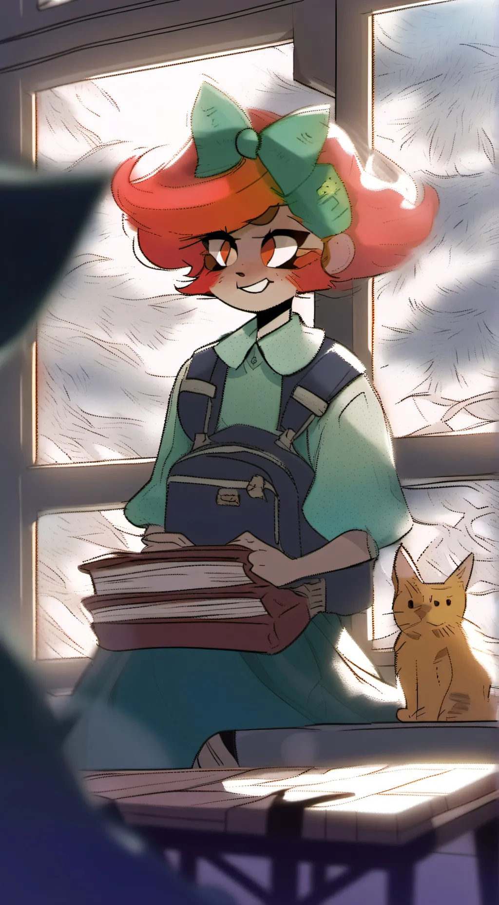 ai character: Kittymoon background