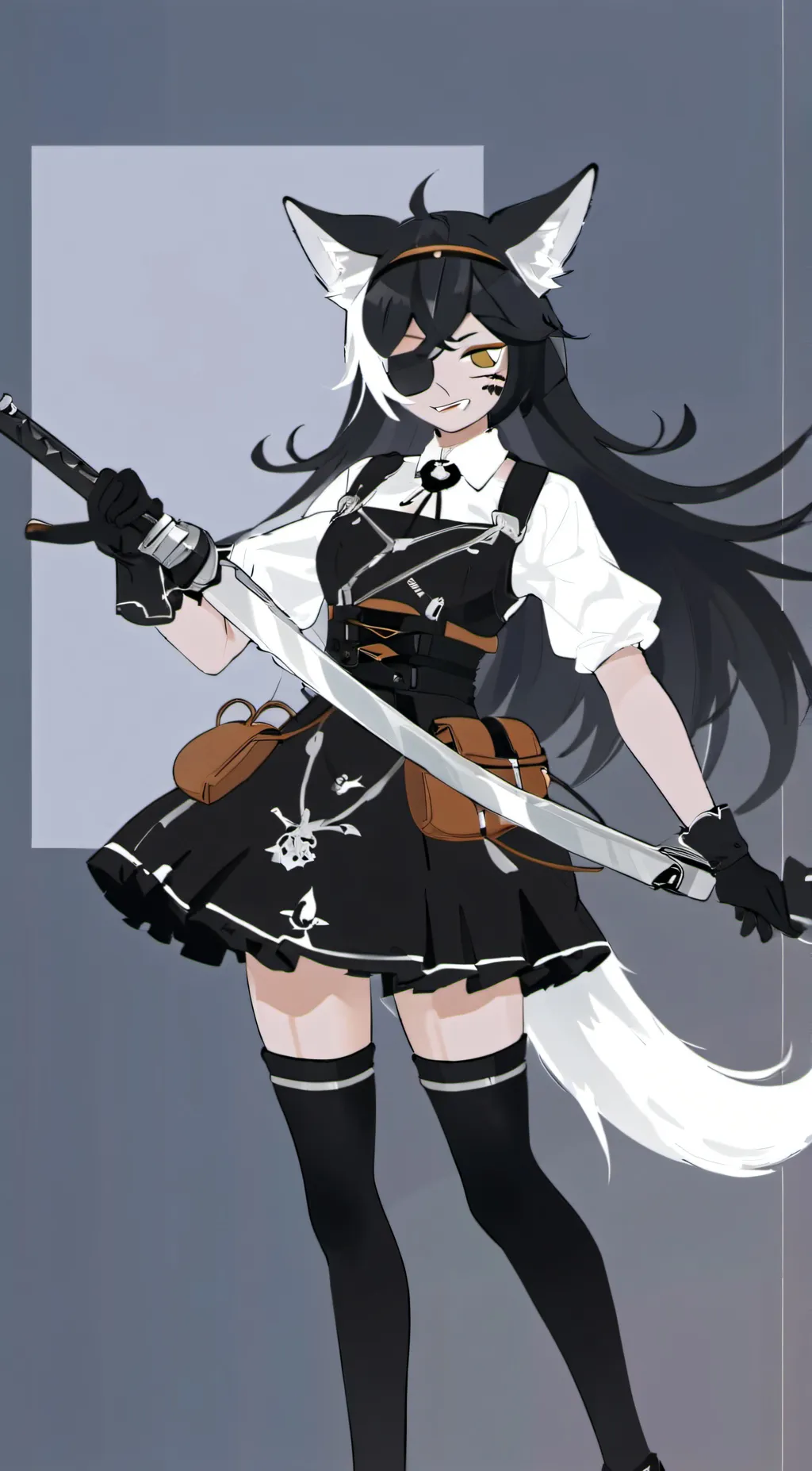 ai character: miss circle  background