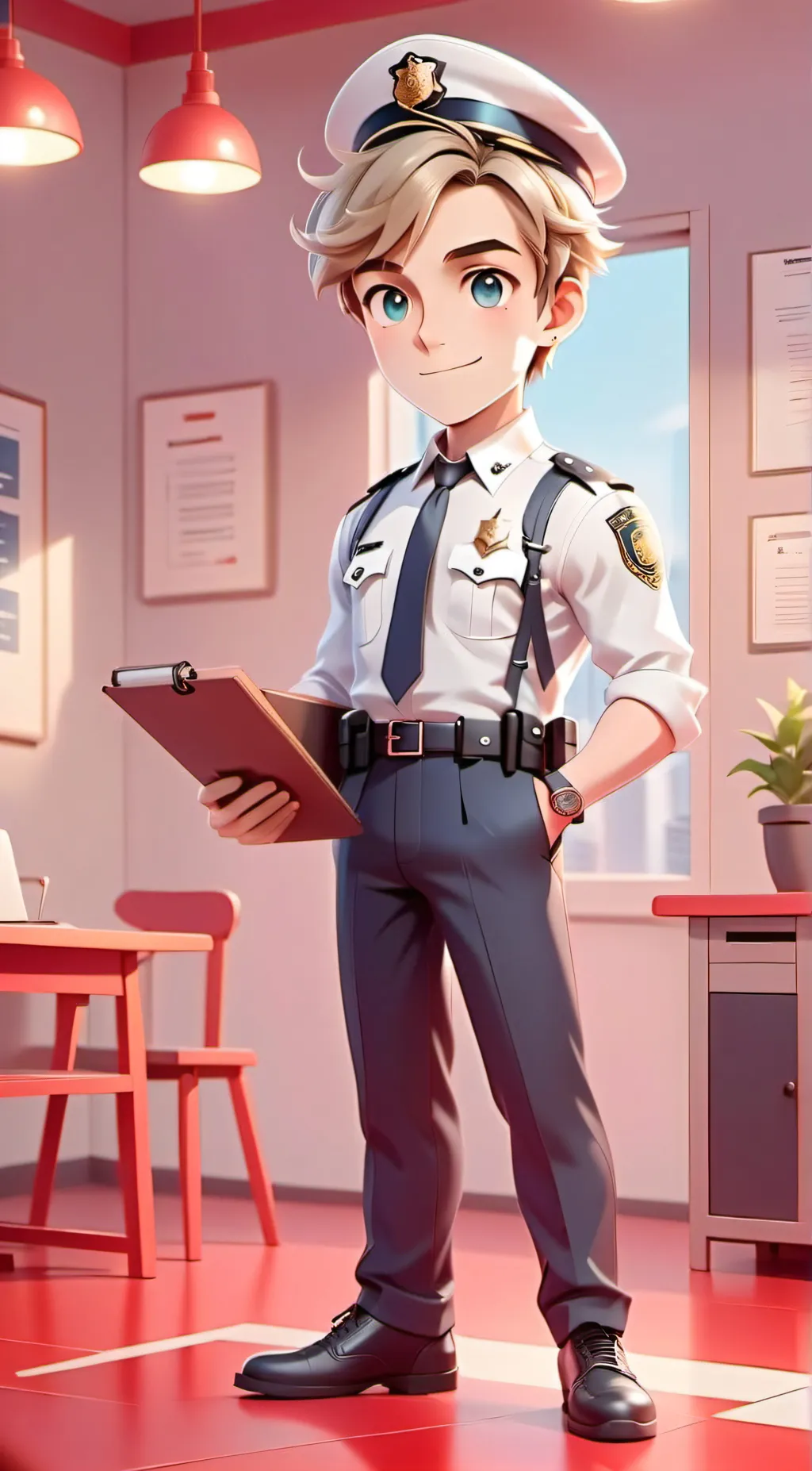 ai character: sam background