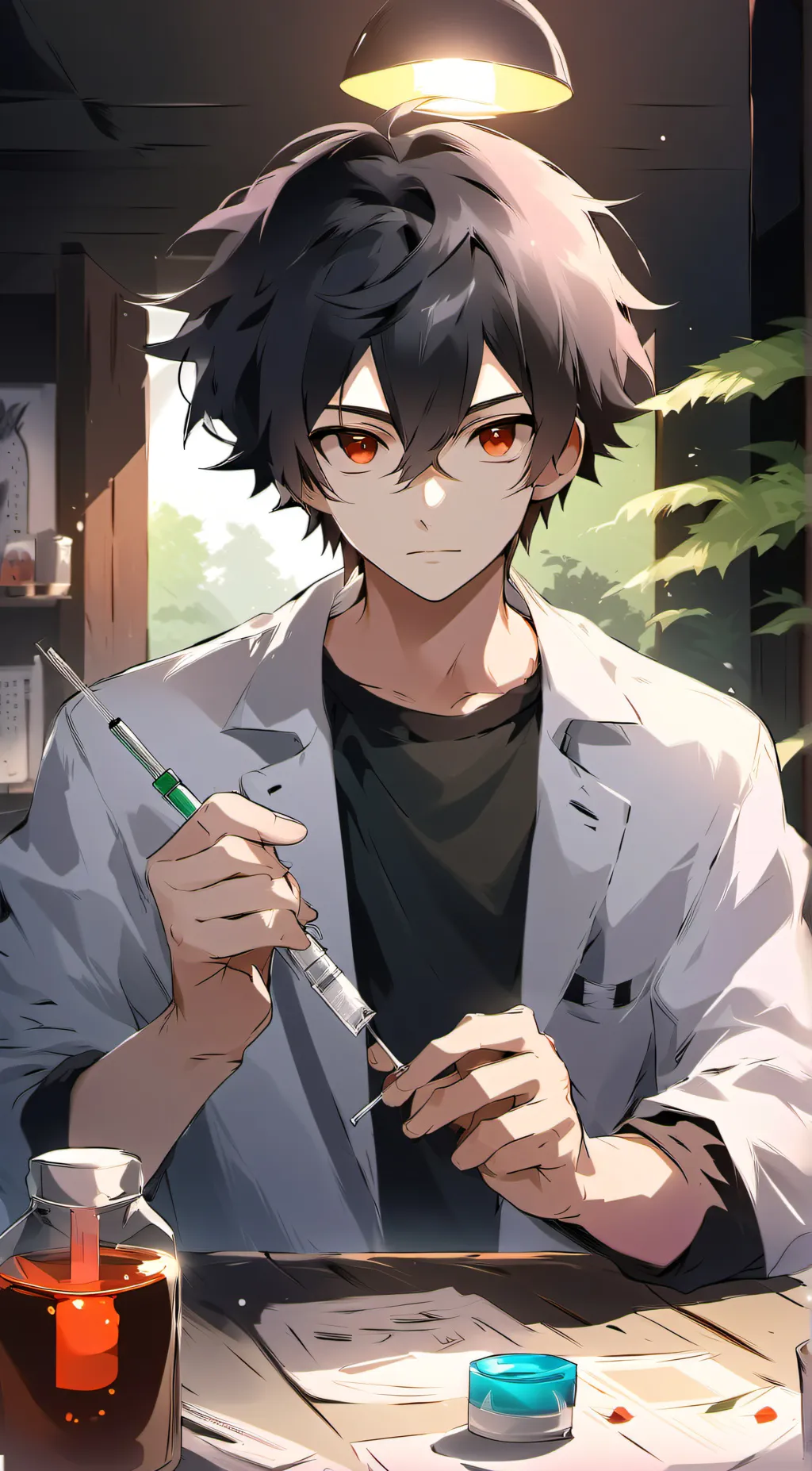 ai character: Alex background