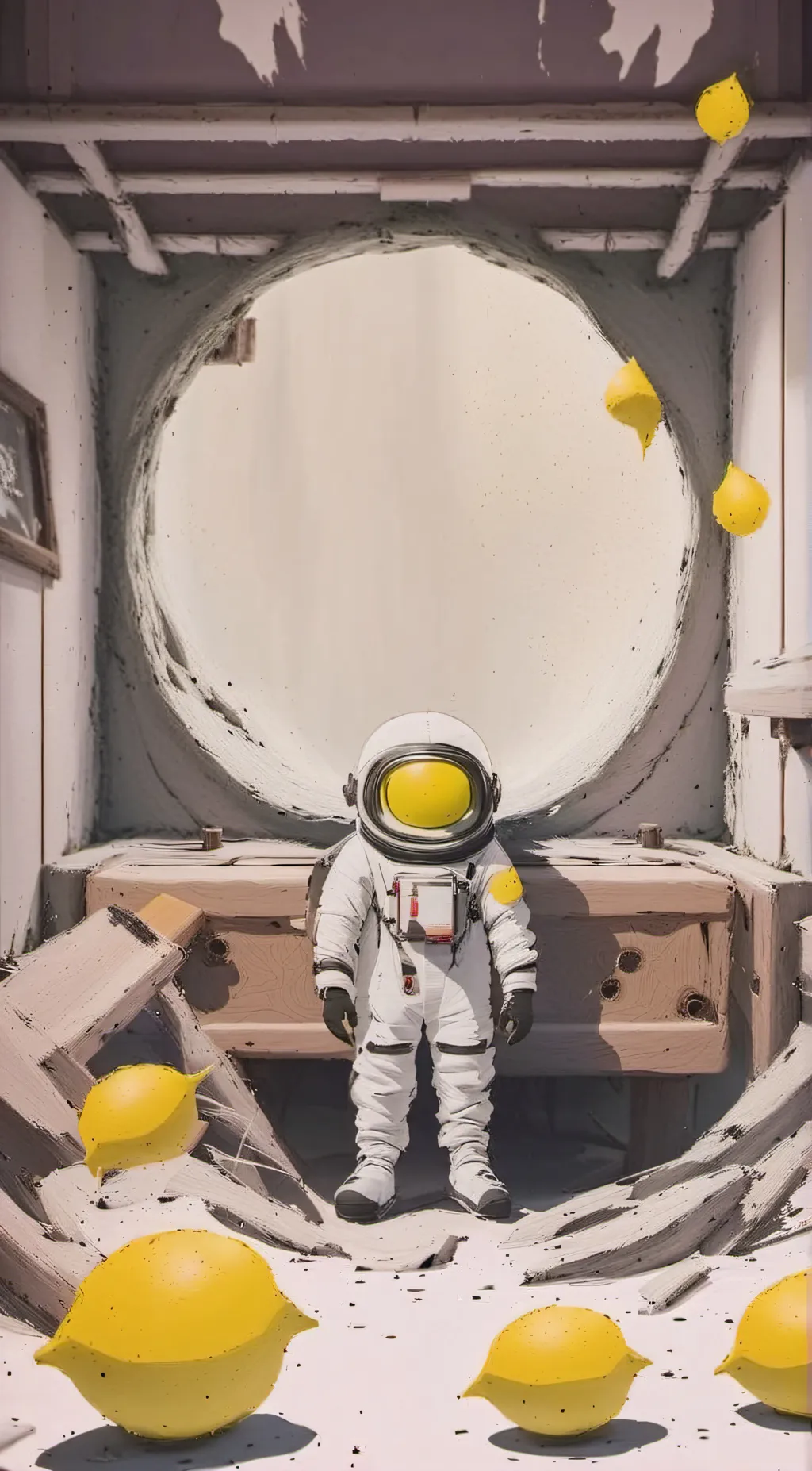 ai character: sprout Among Us background