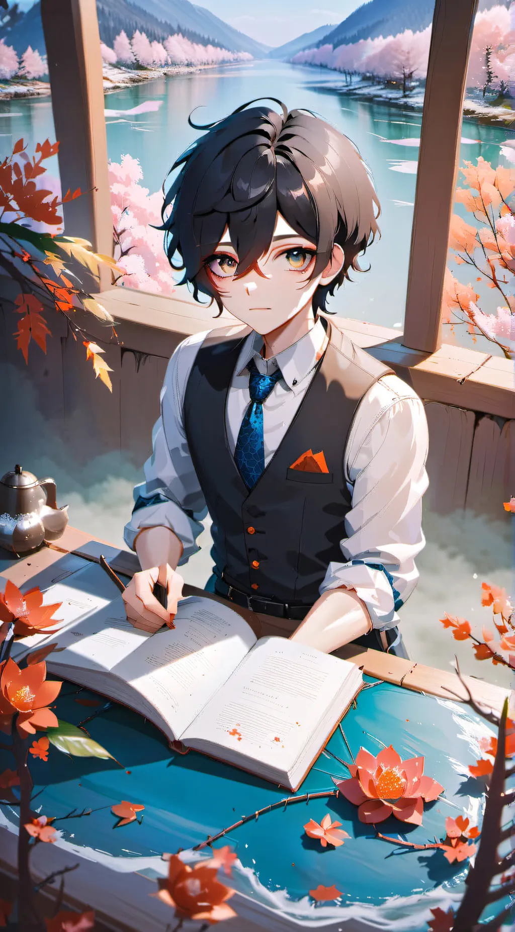 ai character: Nut background