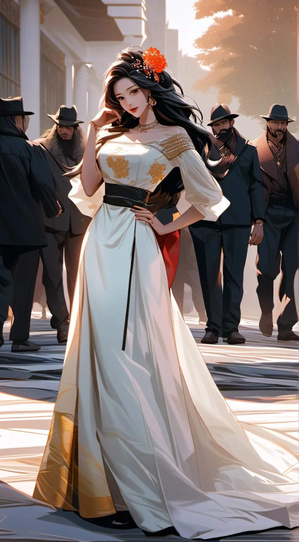 ai character: Sarah background