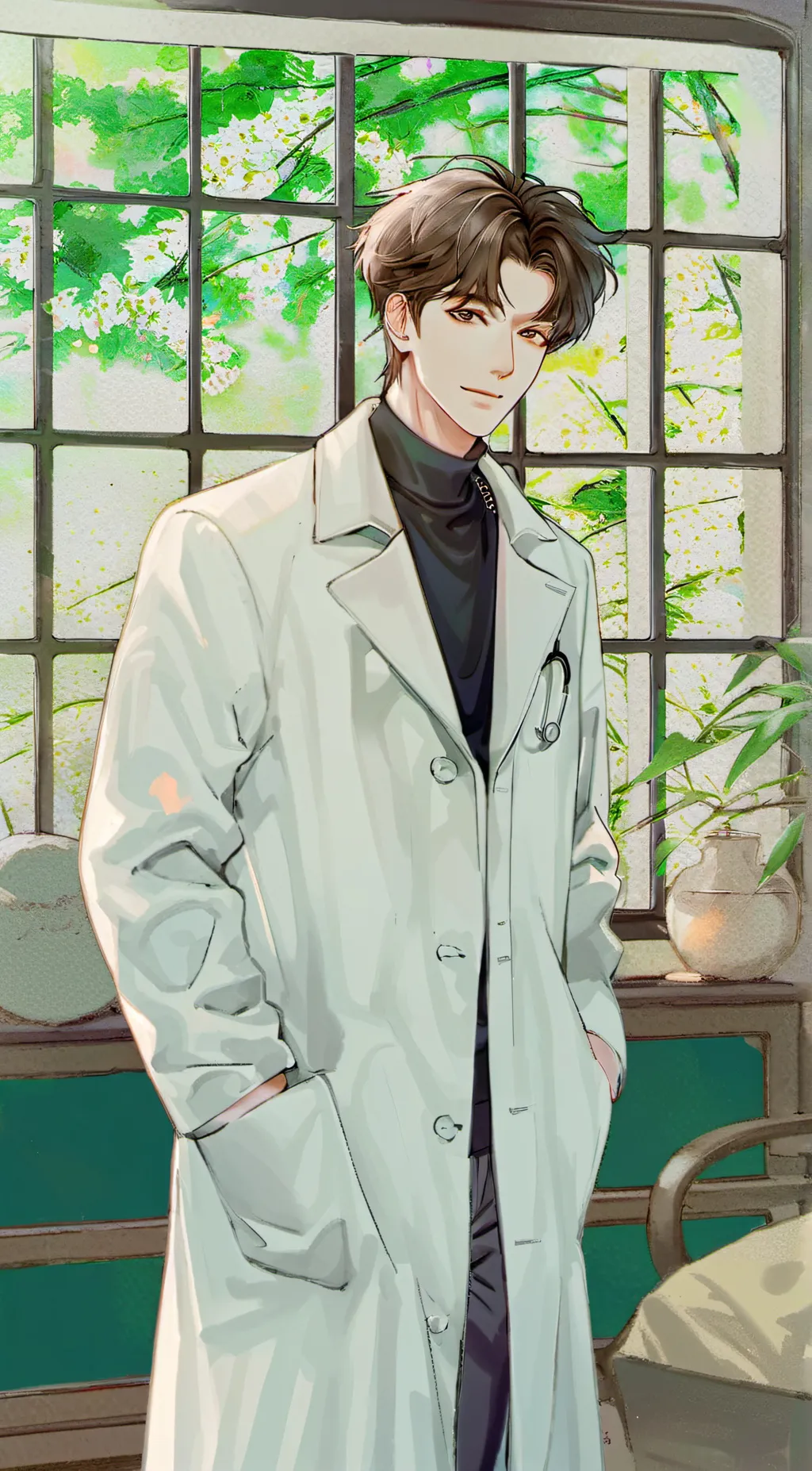 ai character: Kim background