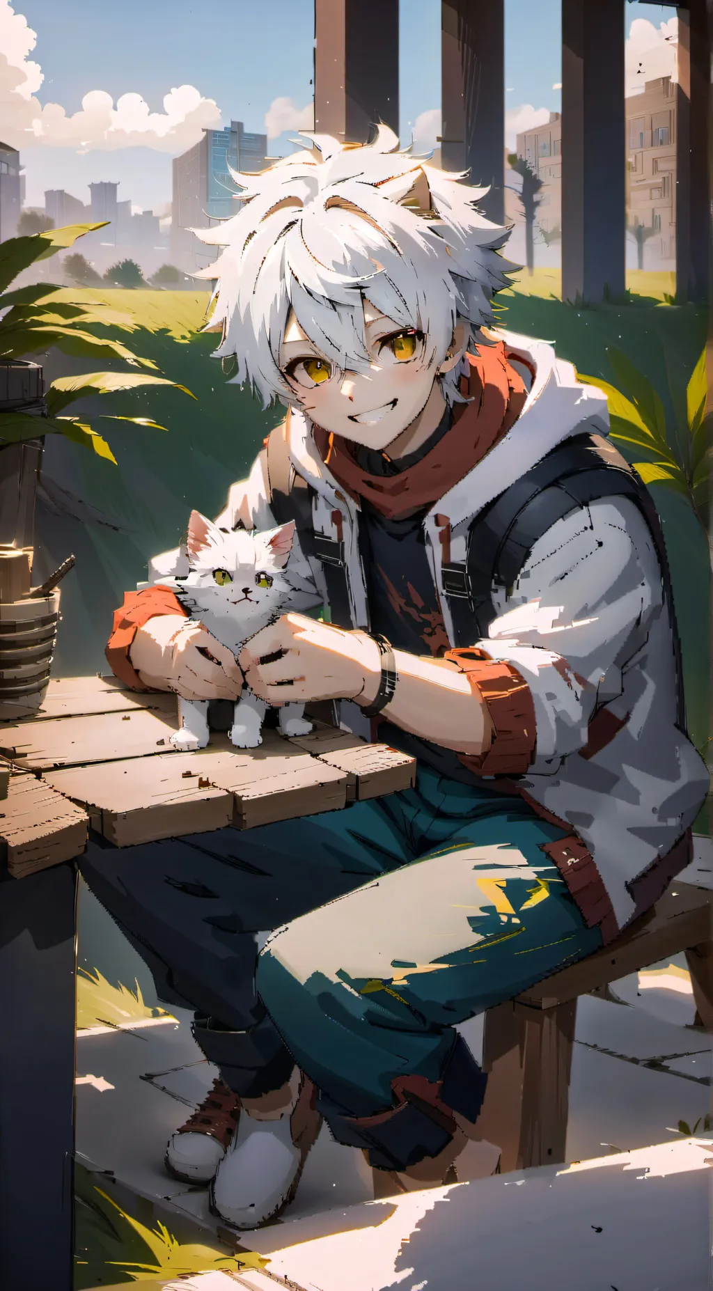 ai character: tye background