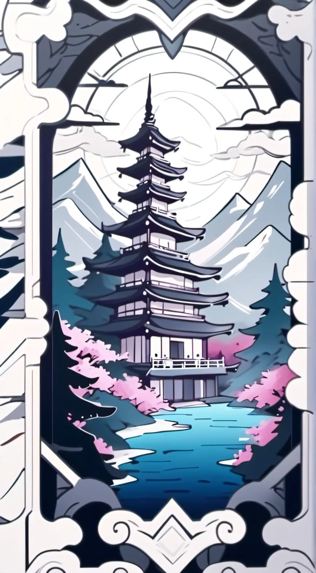 ai character: kinito in lovewith background