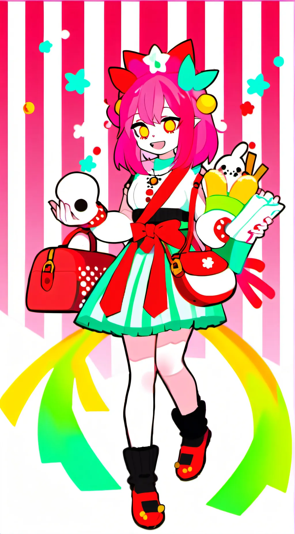 ai character: silly sam  background