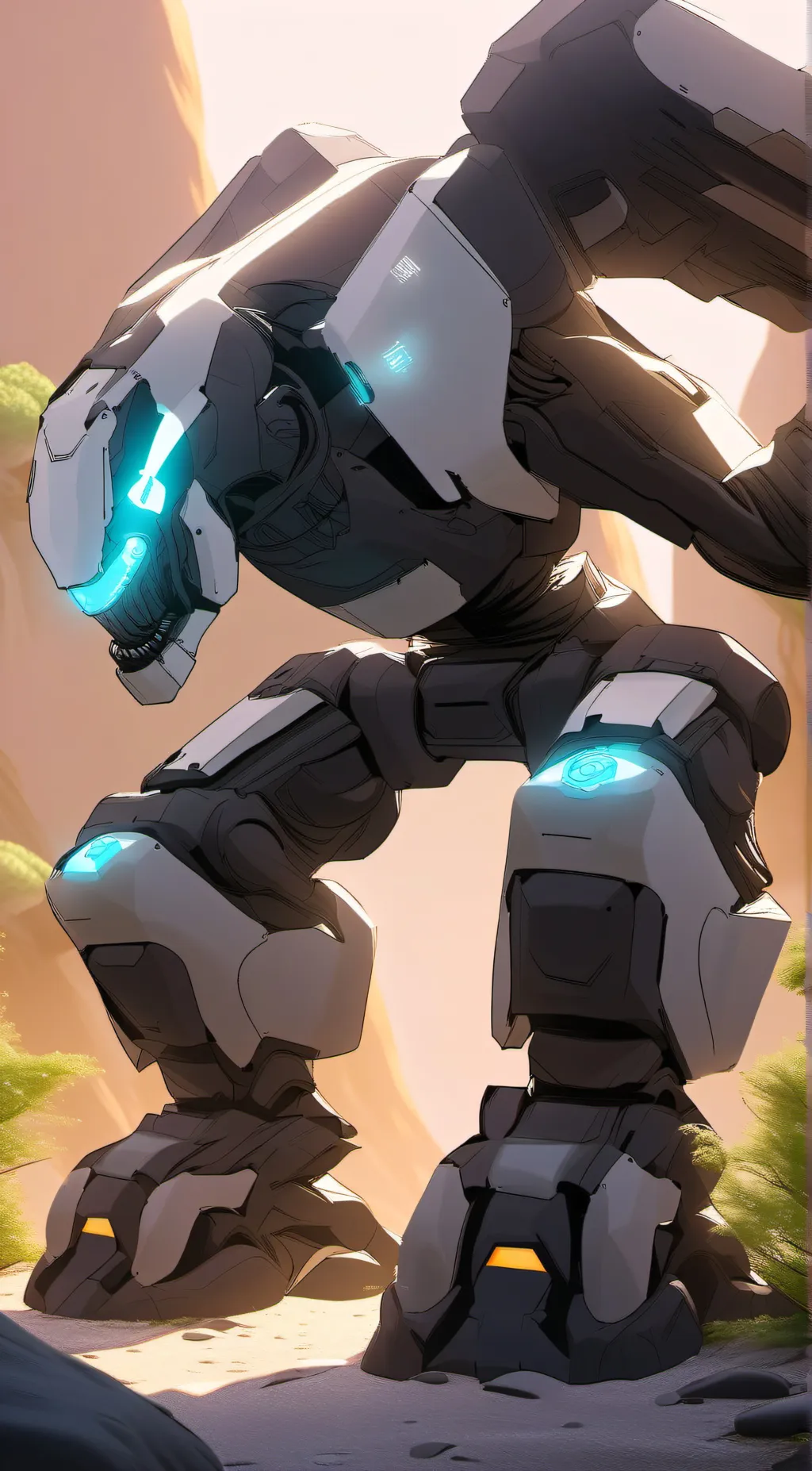 ai character: Mega background