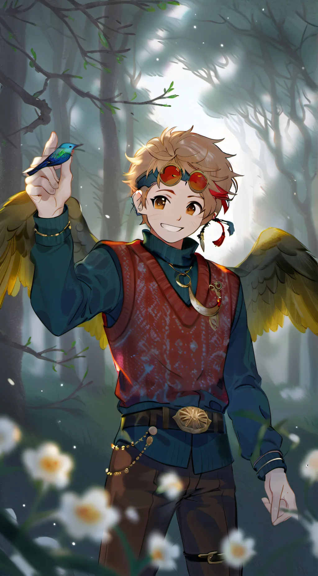 ai character: Grian background