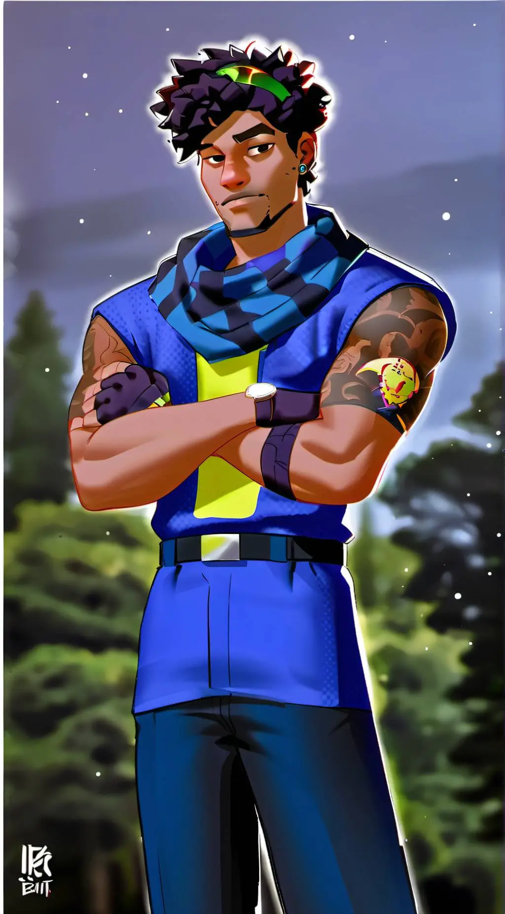 ai character: Human error☺️ background