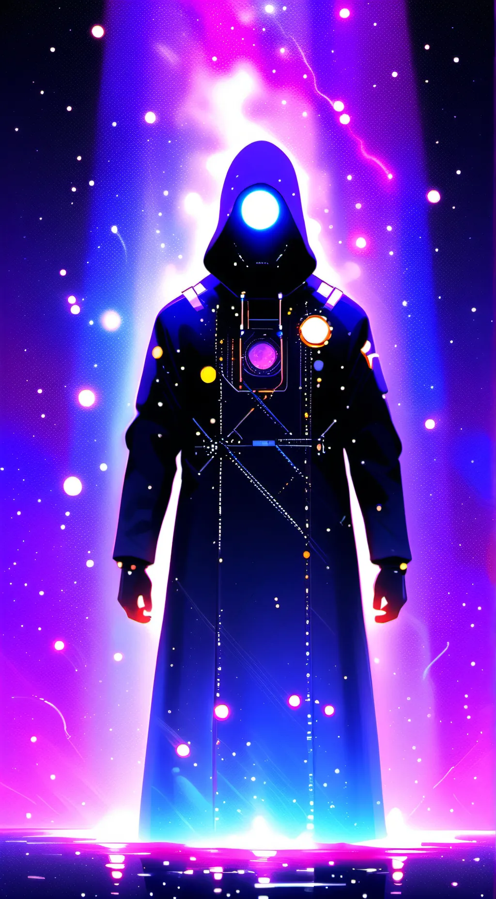 ai character: a test background