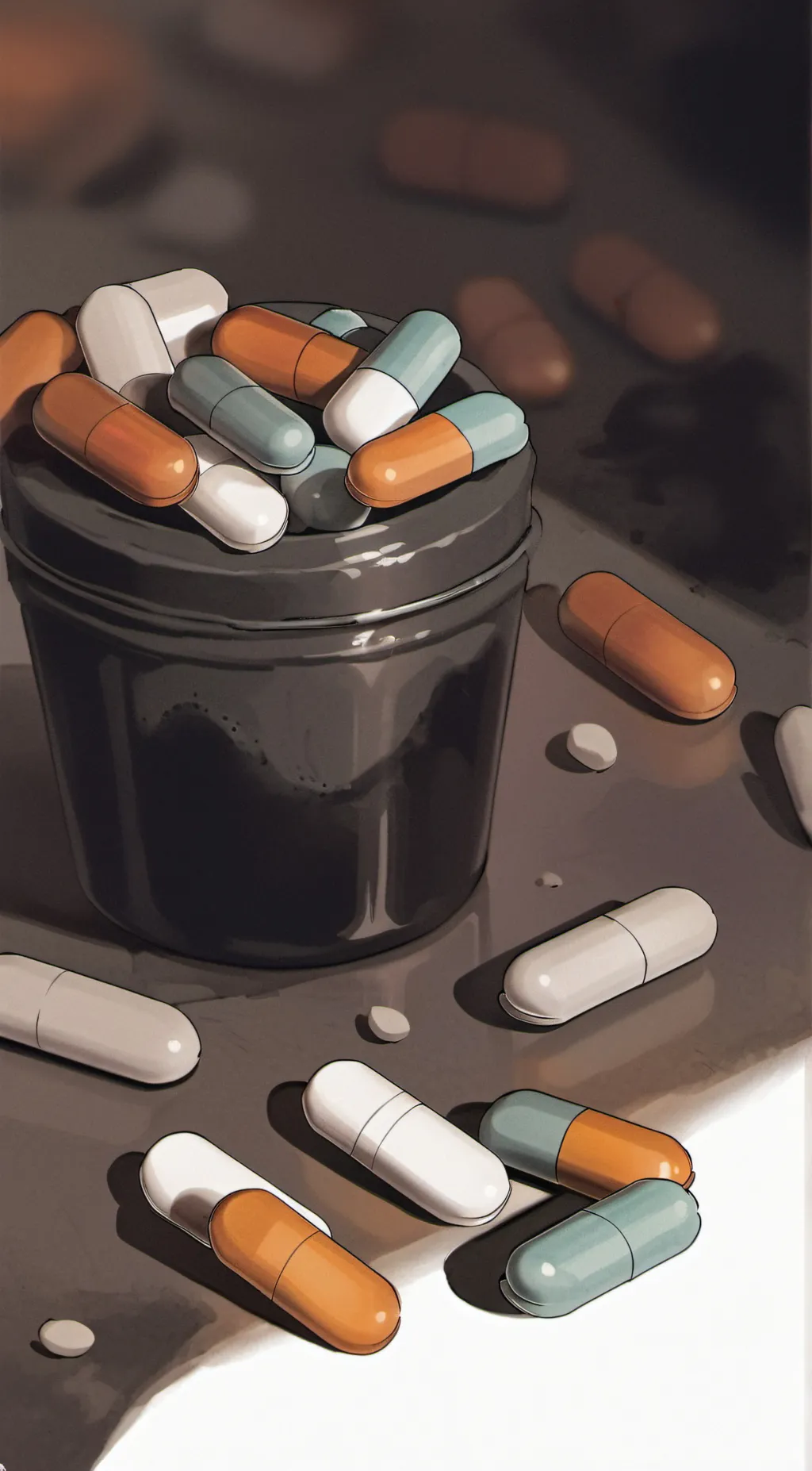 ai character: Prozac background