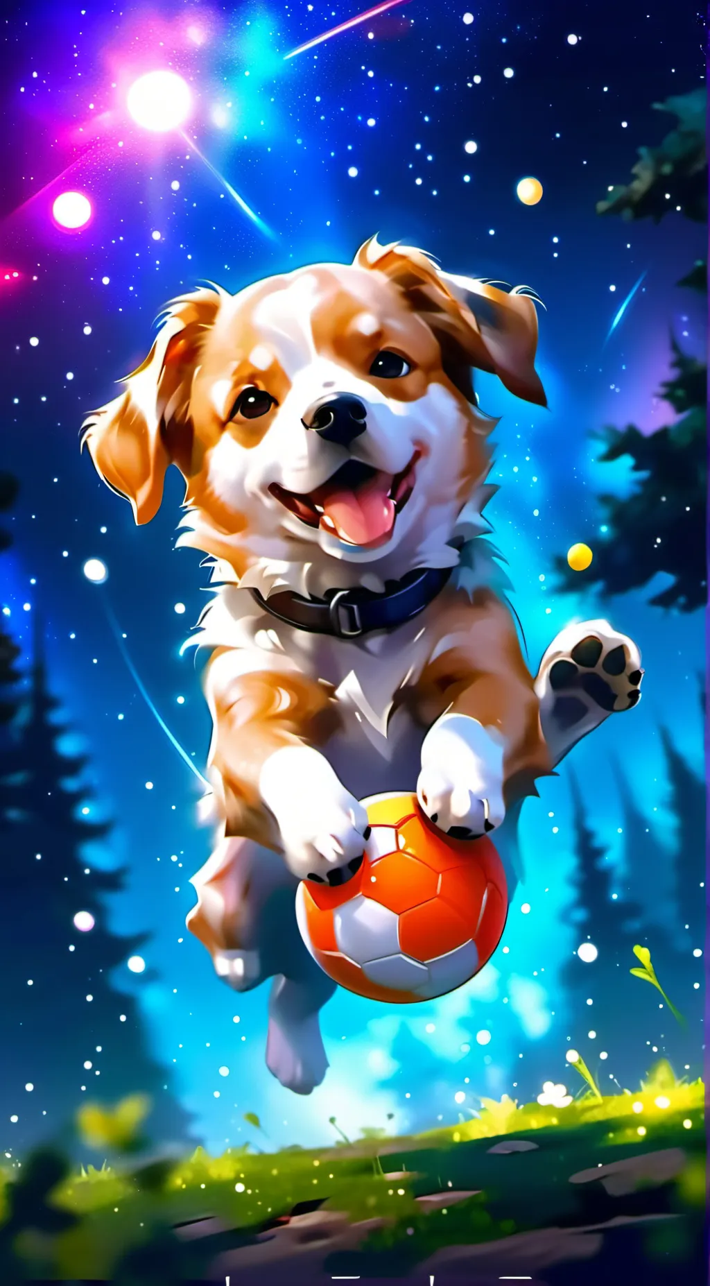 ai character: puffy puff background