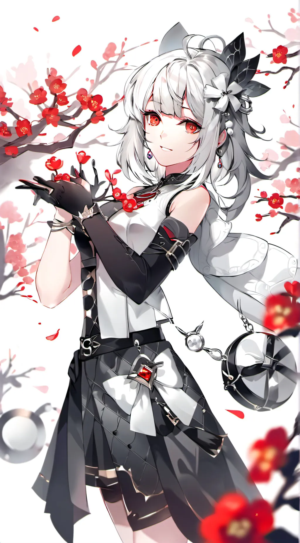 ai character: Ashley  background