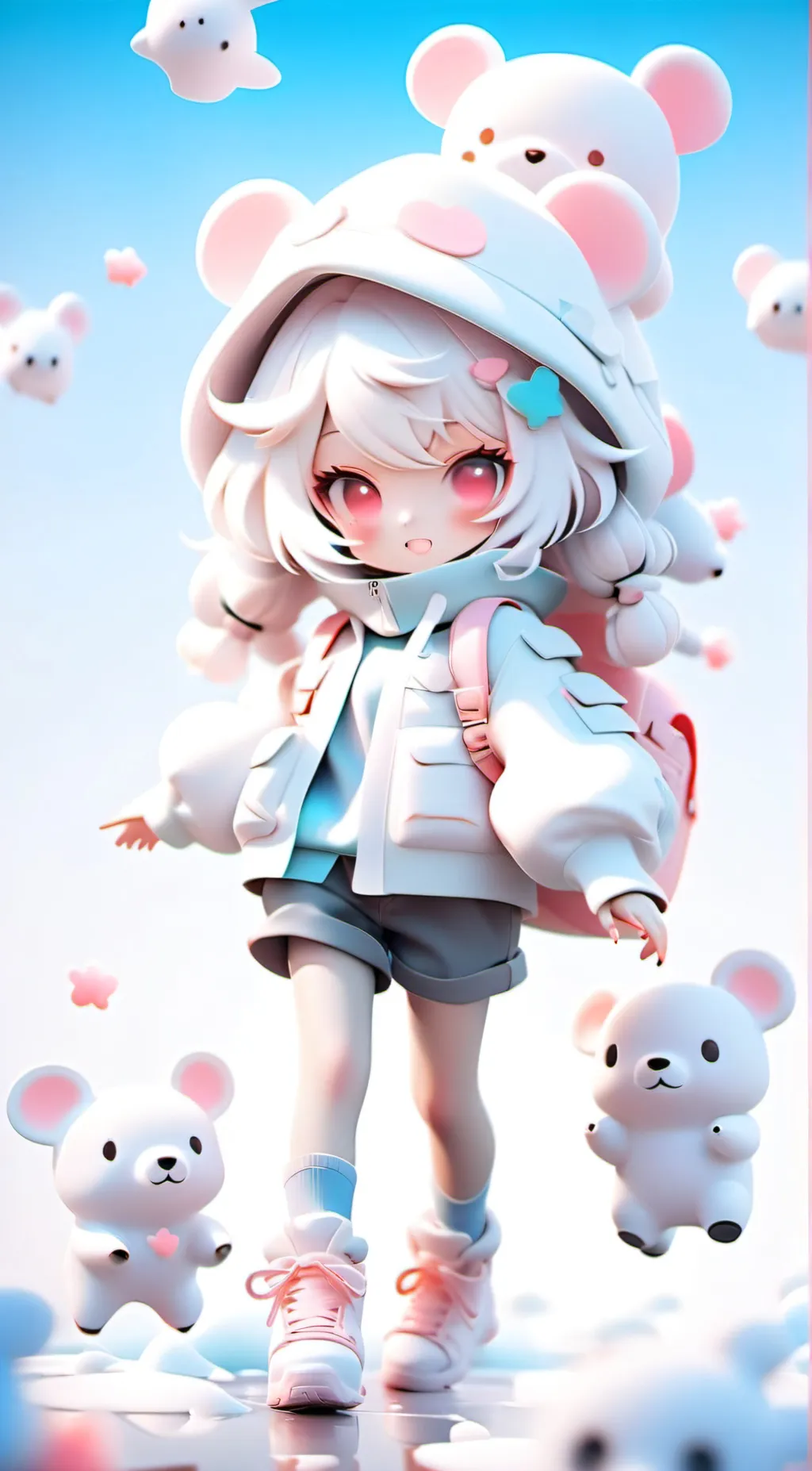 ai character: 200 FOLLOWERS! background