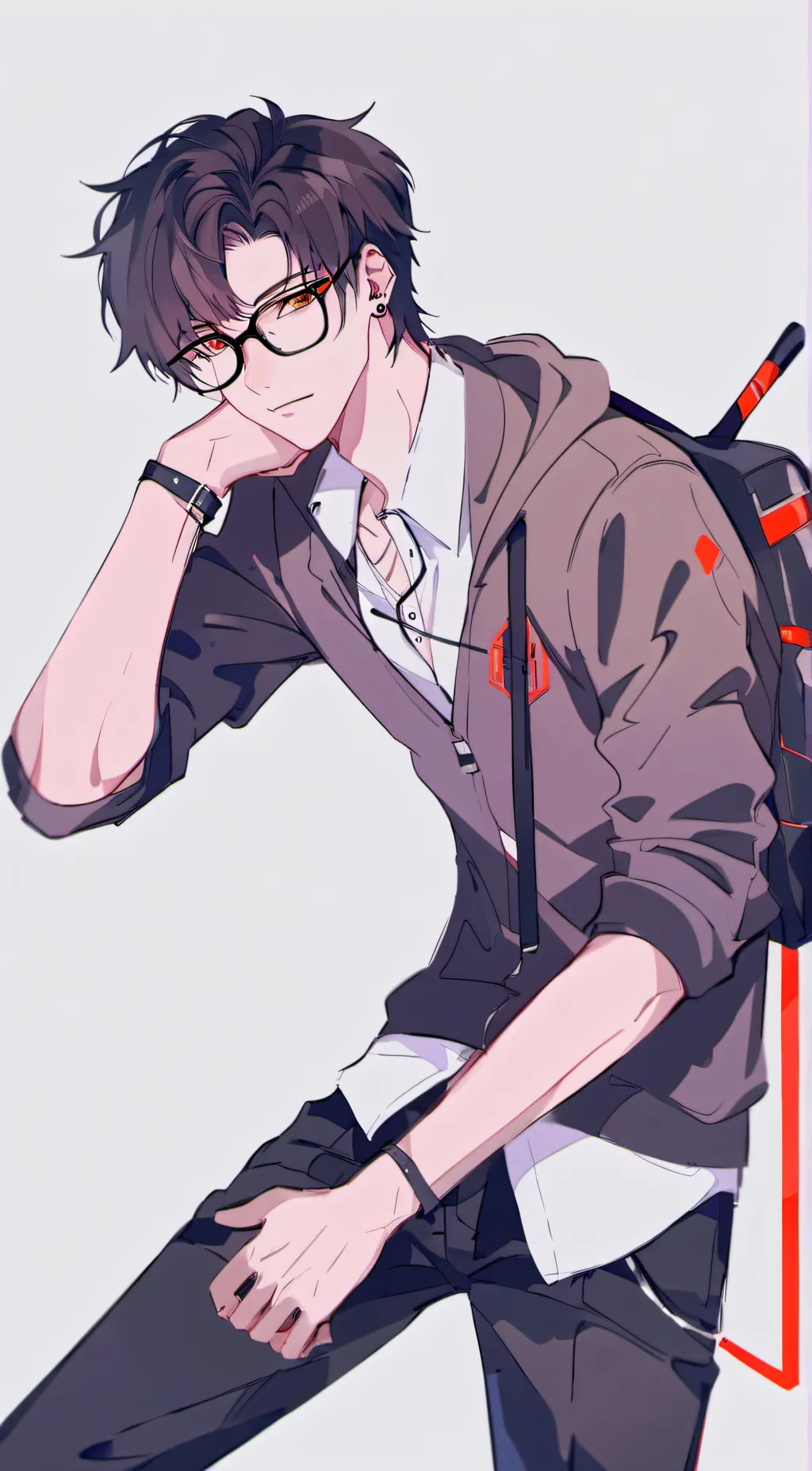 ai character: ash background