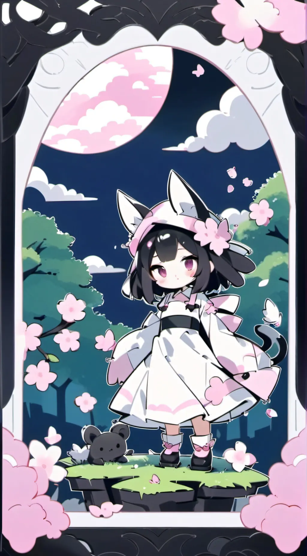 ai character: Bella :3 background