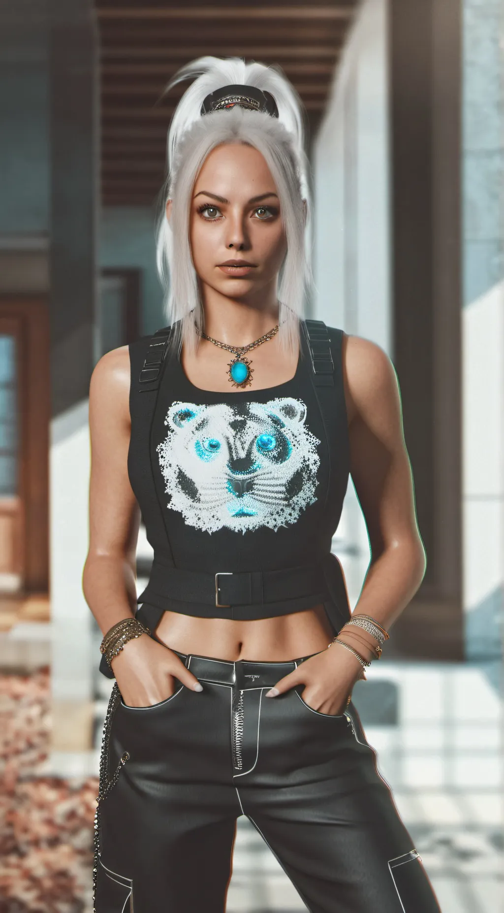 ai character: Liv Morgan  background