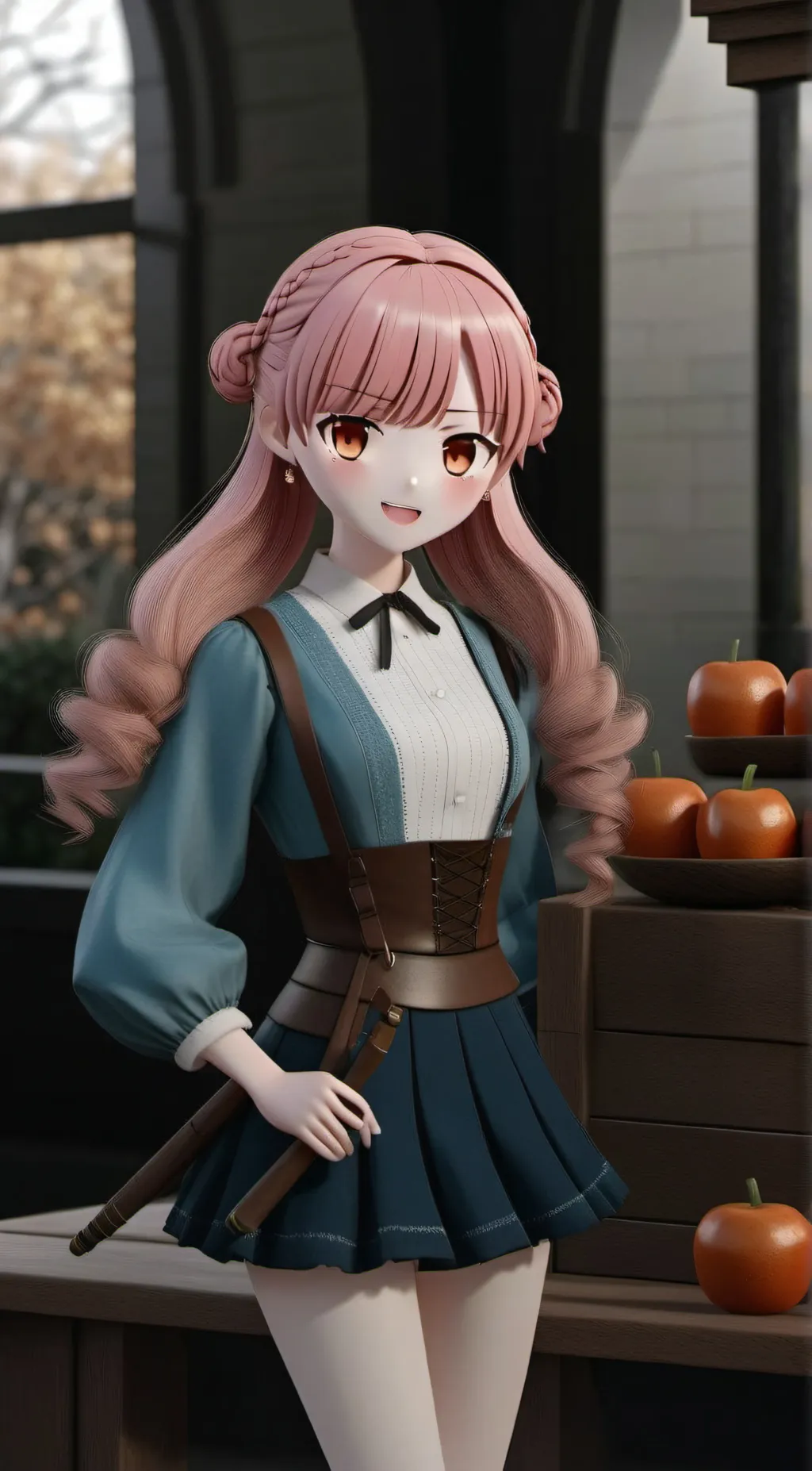 ai character: hill background