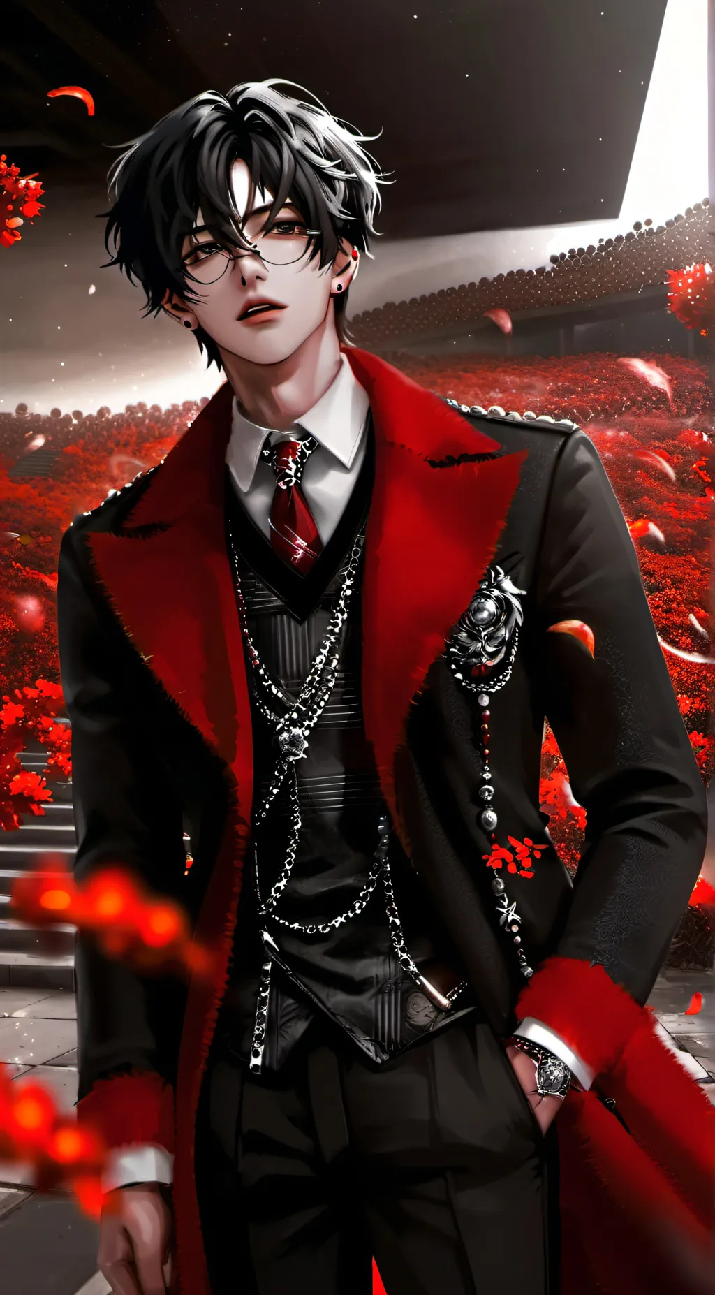 ai character: Mason <3 background