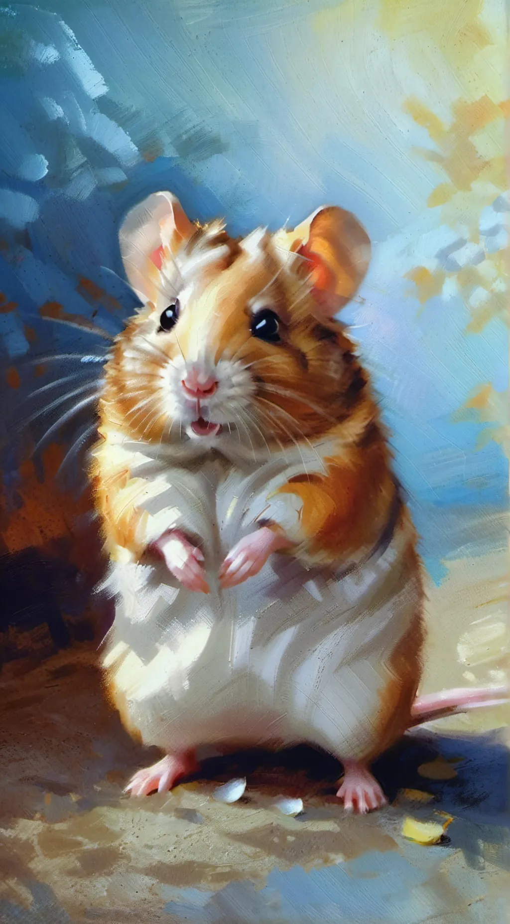 ai character: Hammy background