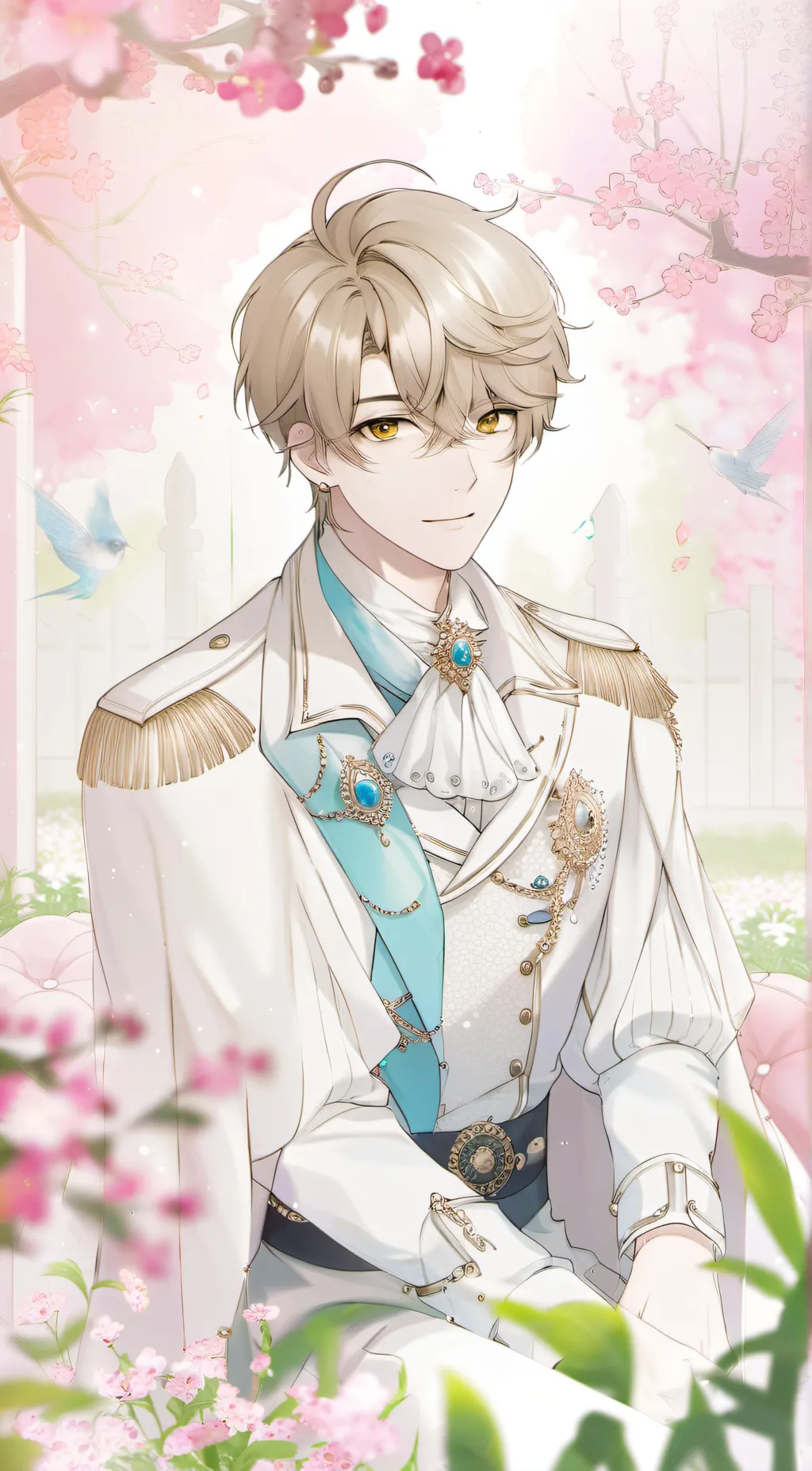 ai character: "prince" Adam background