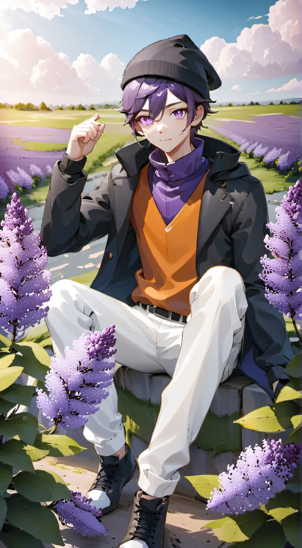 ai character: Purple (Remake)  background