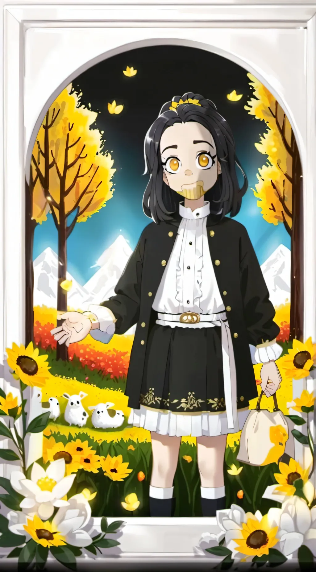 ai character: demon Slayer background