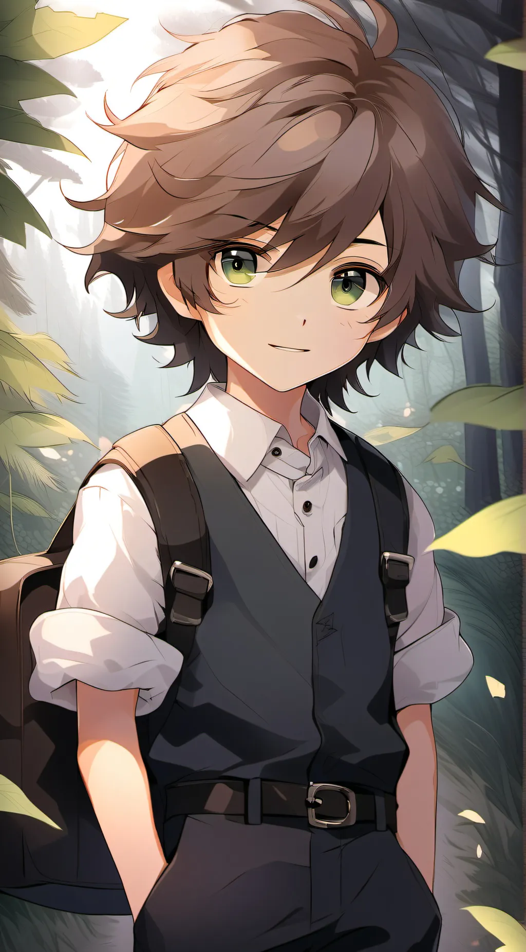 ai character: evan background