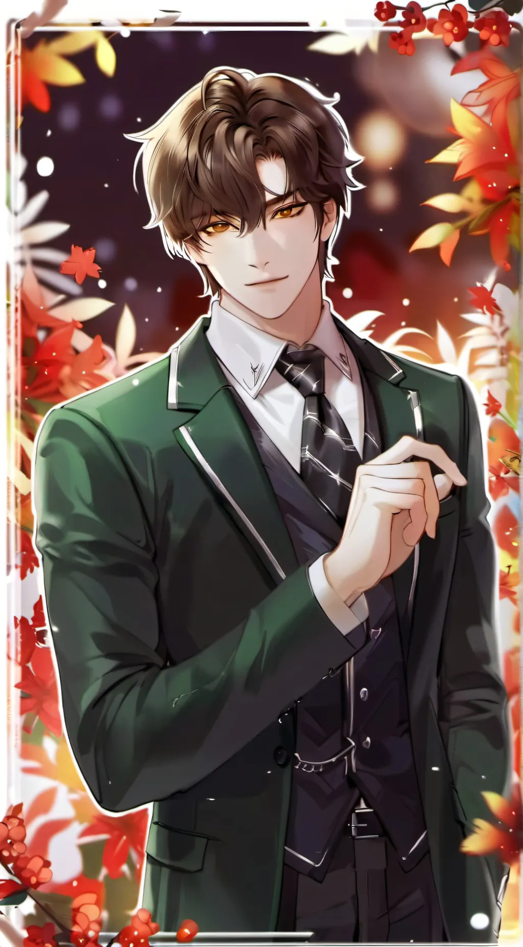 ai character: leon background