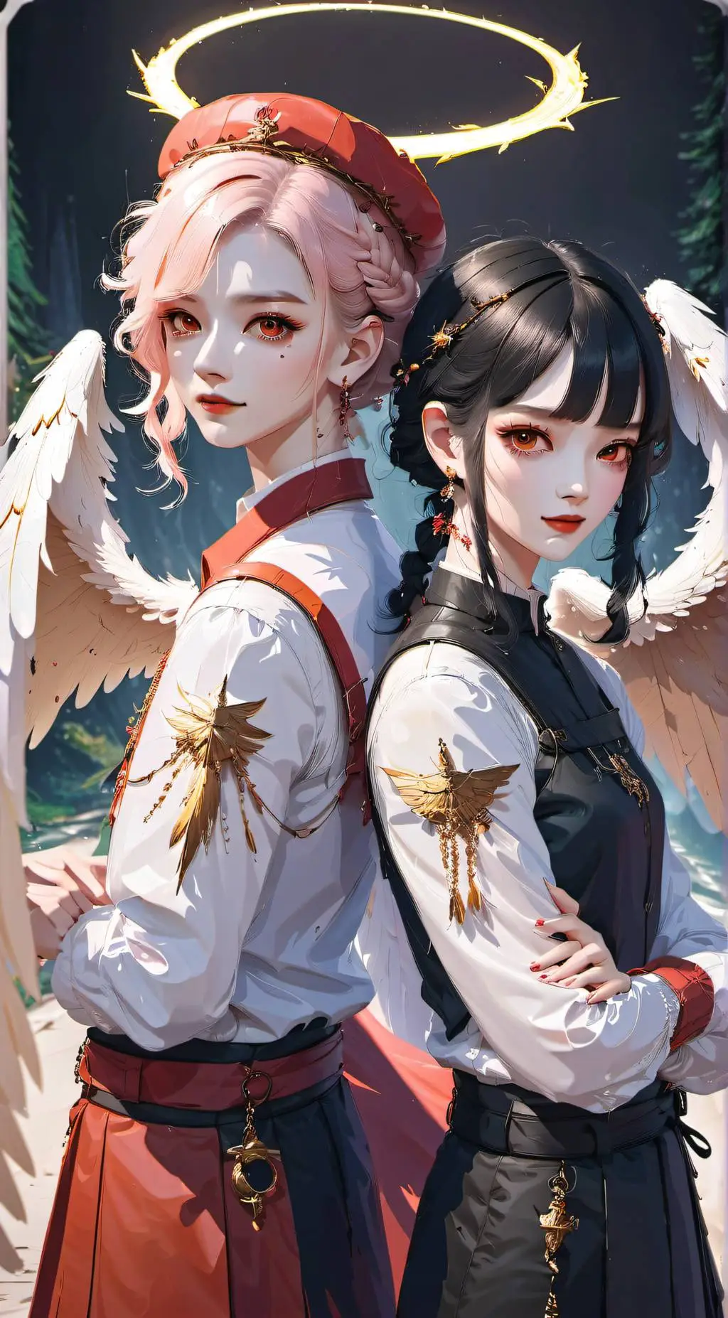 ai character: Divine Academy background