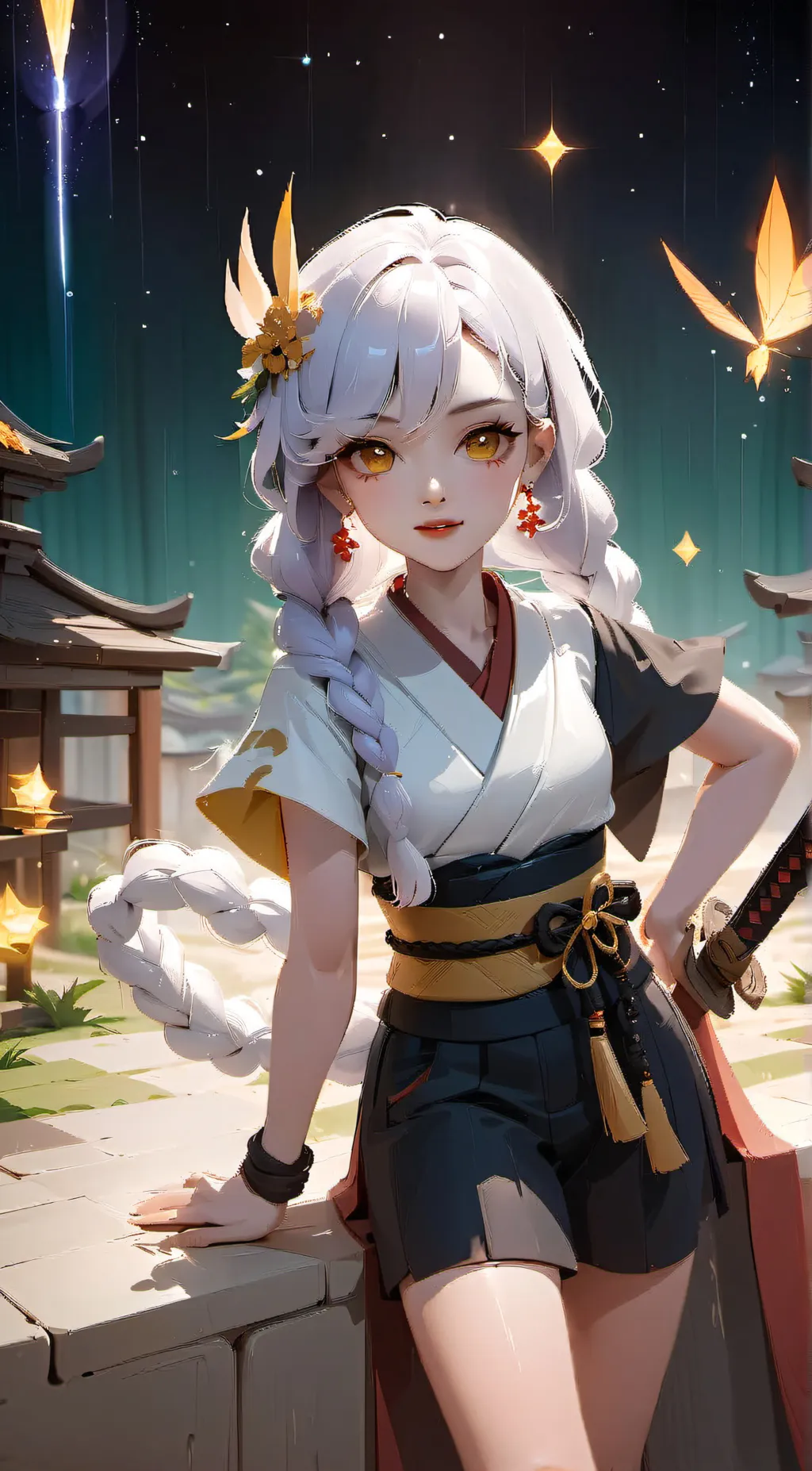 ai character: Hashiras react!  background