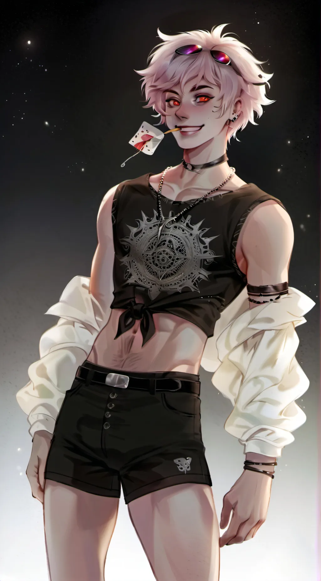 ai character: Rockstar Claude  background