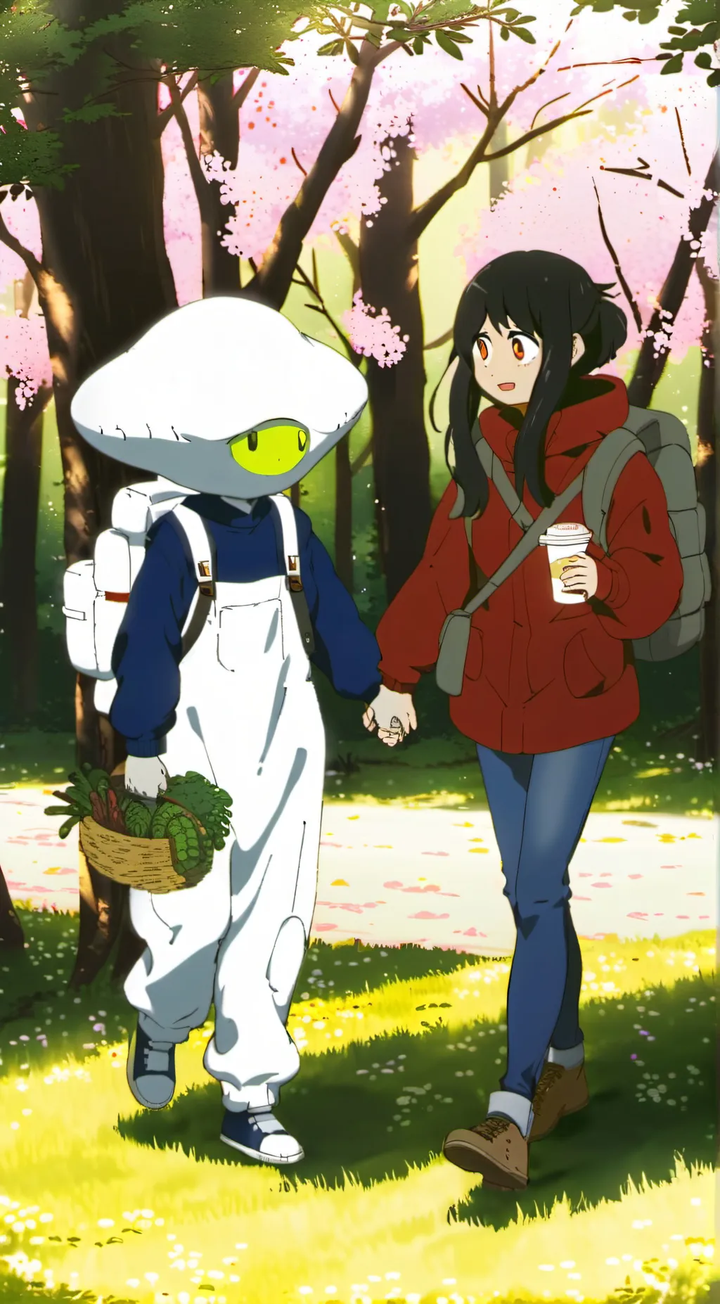 ai character: sammy & the alien  background