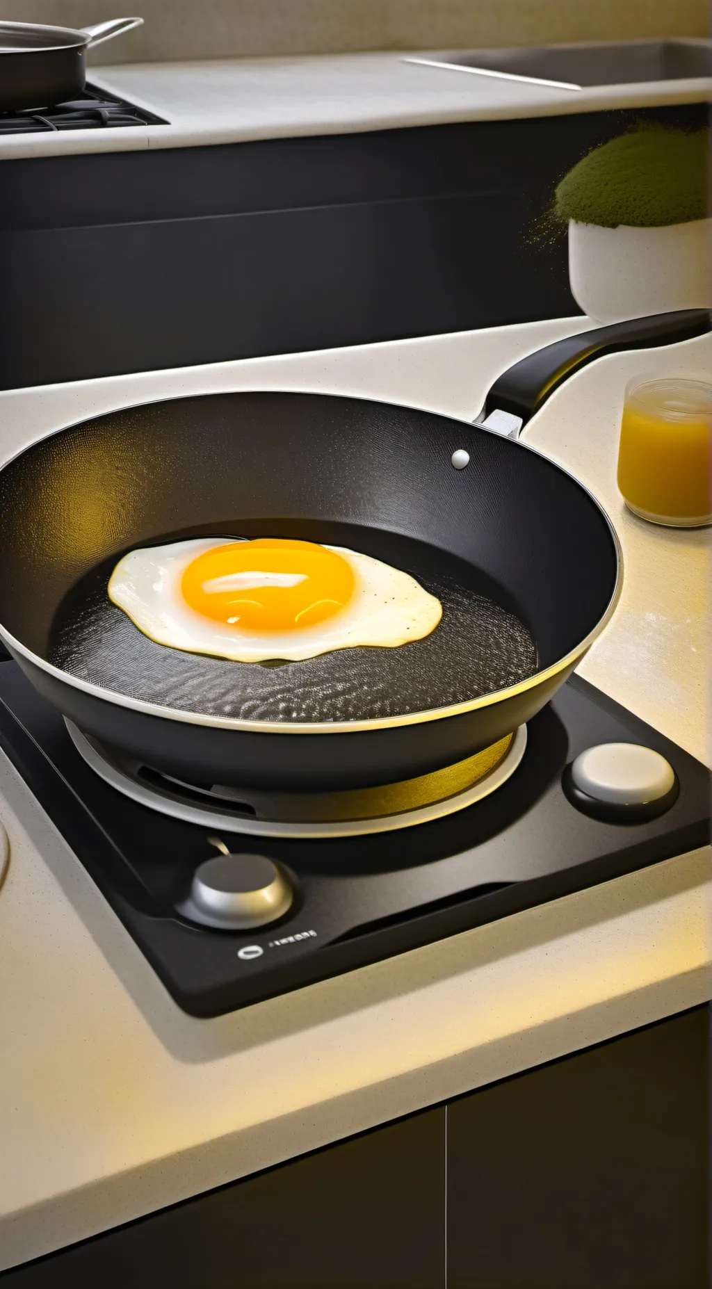 ai character: egg background