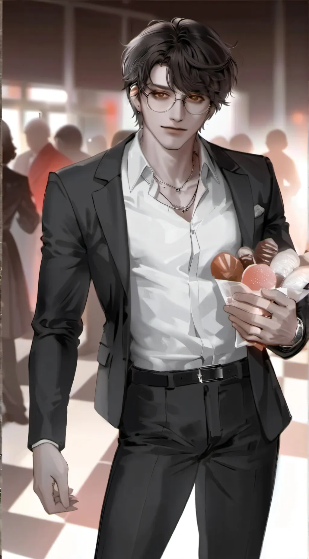 ai character: baby background