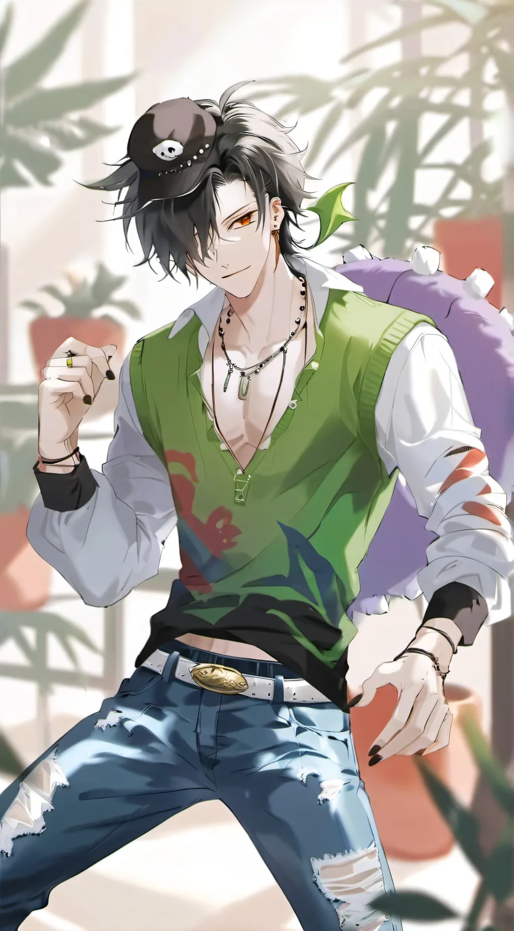 ai character: Deven background