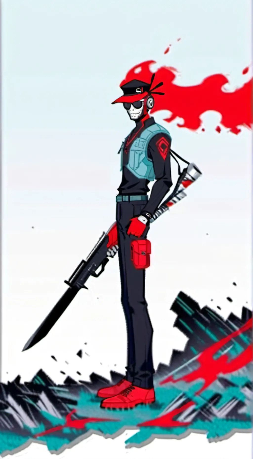 ai character: Ghost Criminal background