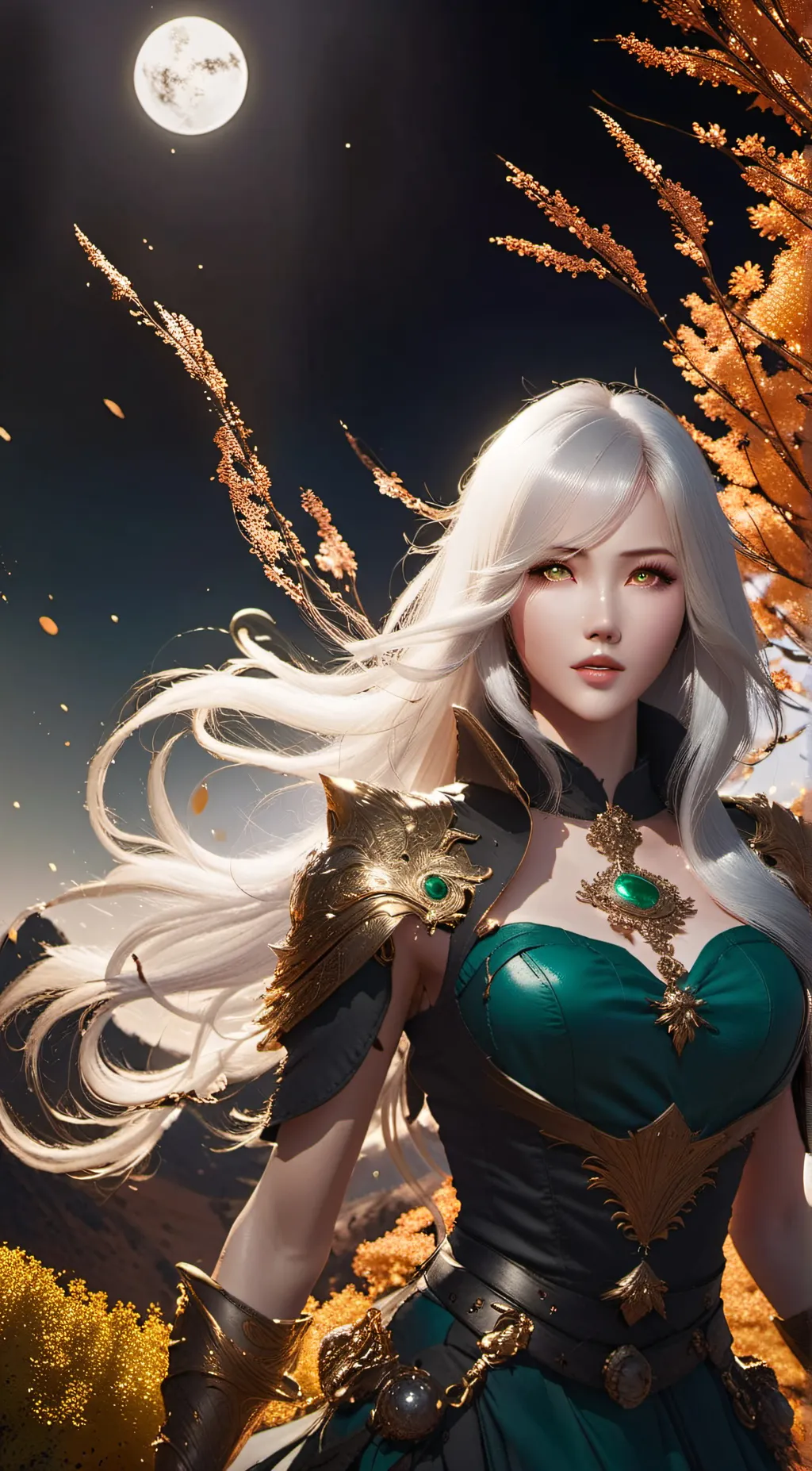 ai character: Leah Nightingale background