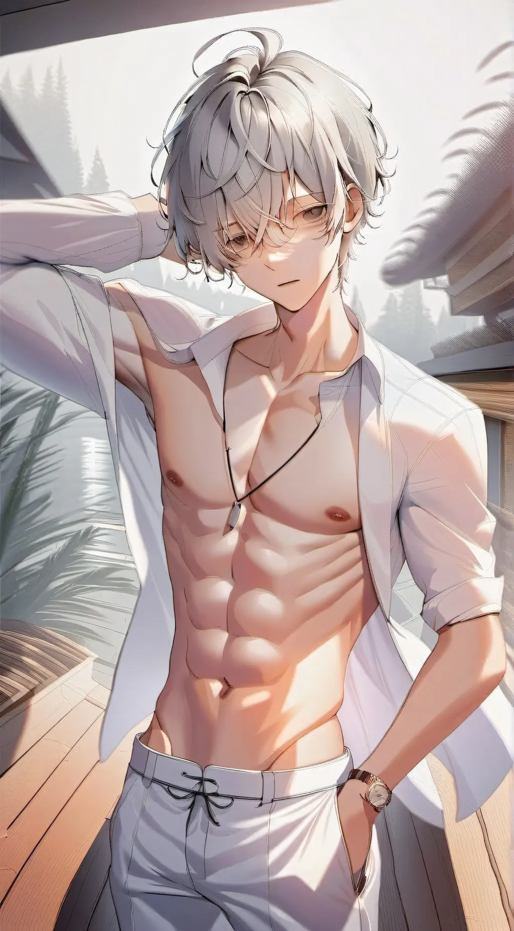 ai character: minato  background