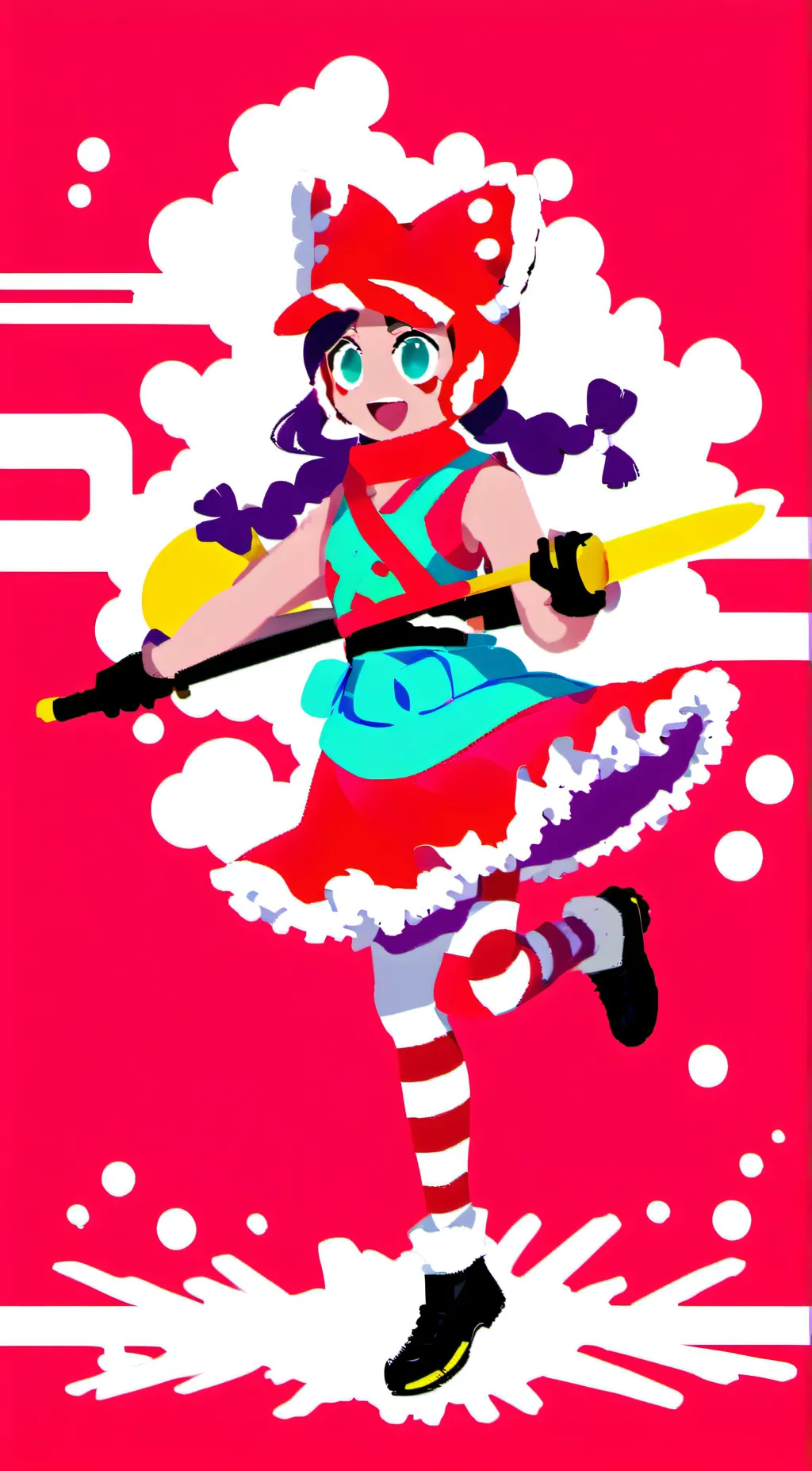 ai character: emojicats background