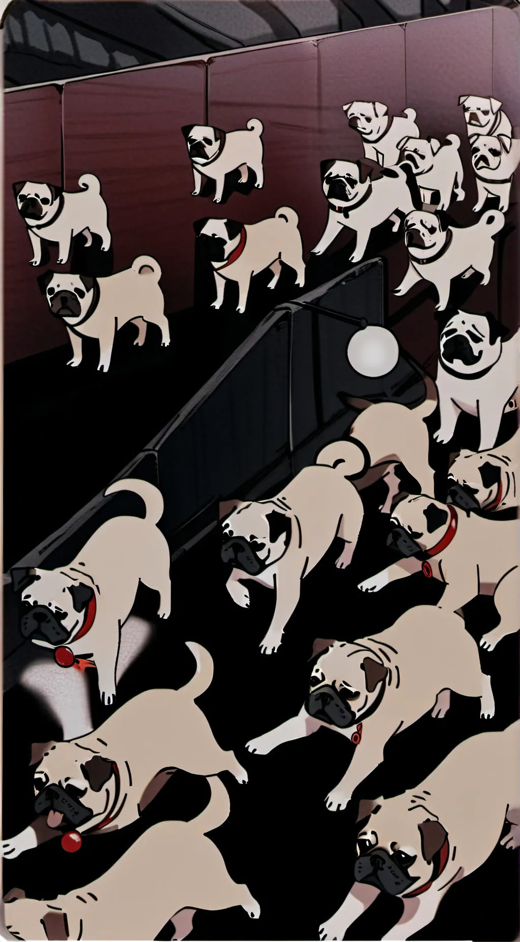 ai character: pug facility  background