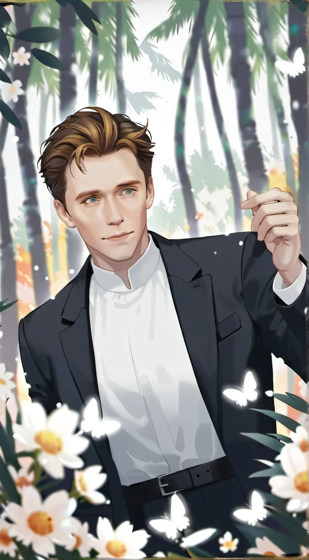 ai character: Tom  background