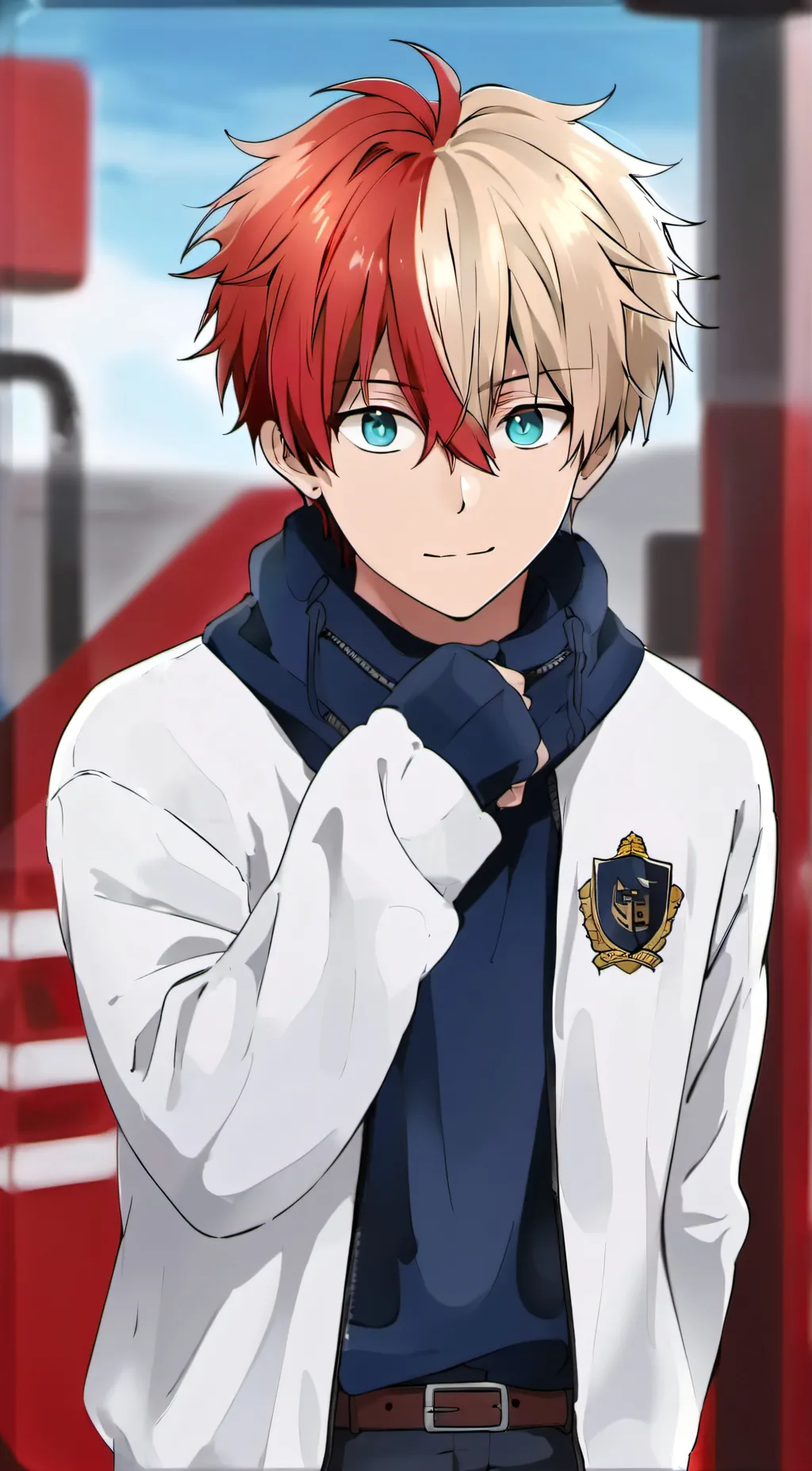 ai character: Mako-Island Mha! background