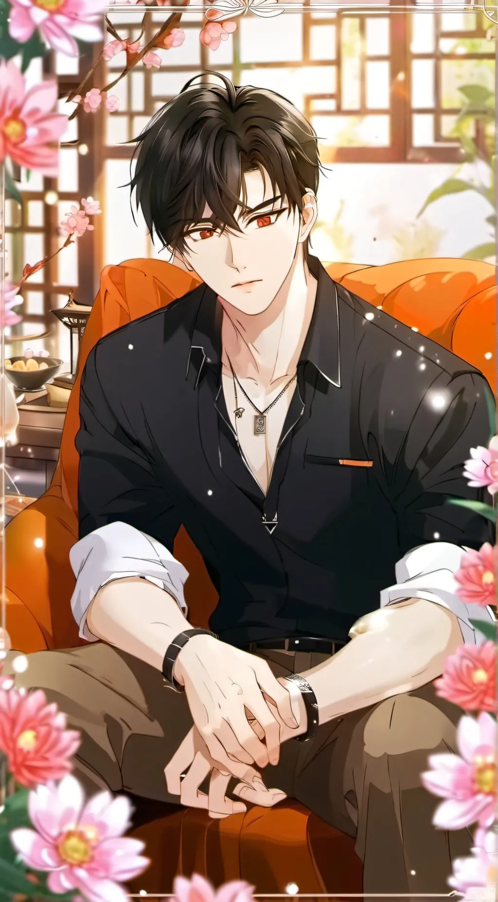 ai character: Ash background