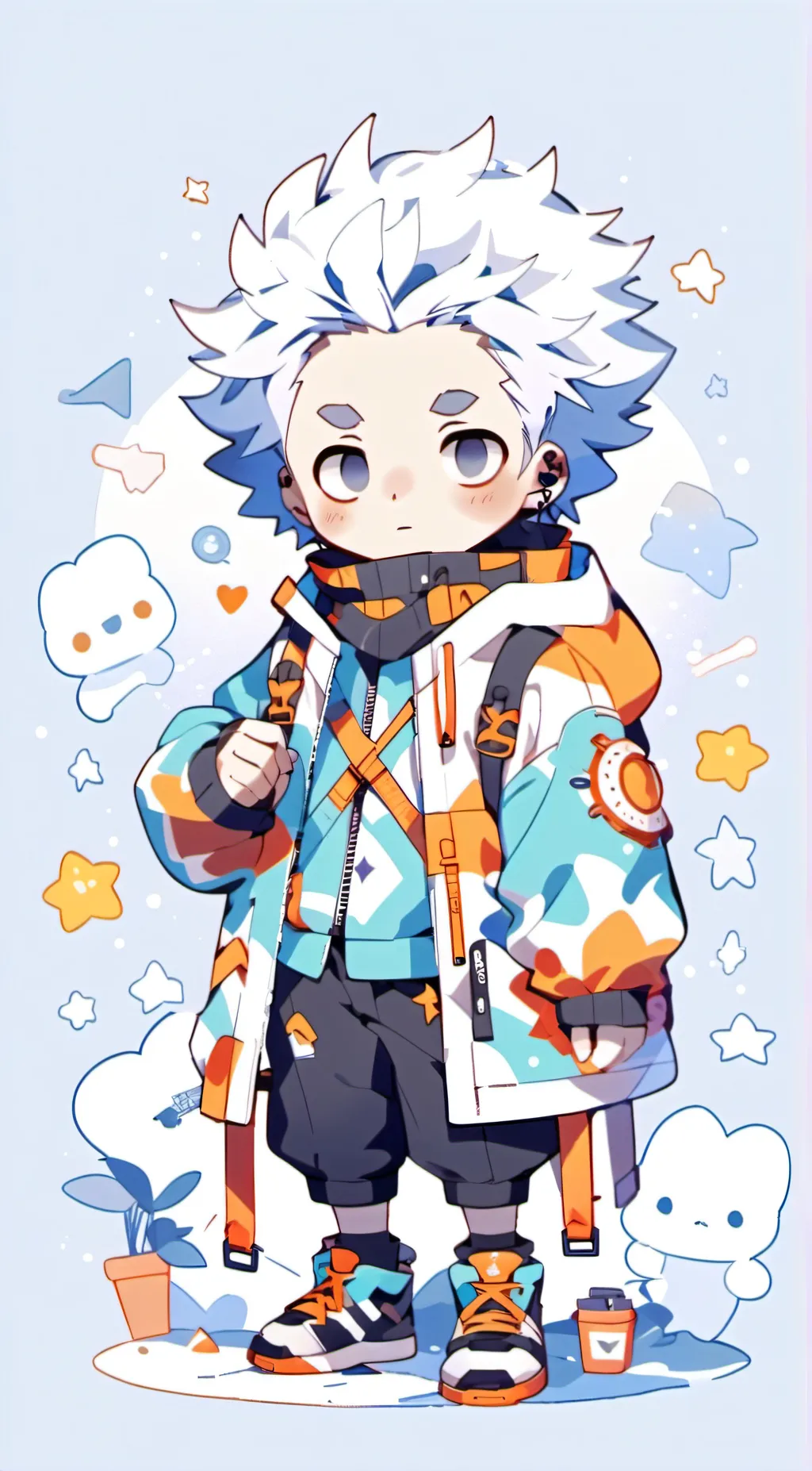 ai character: Me background