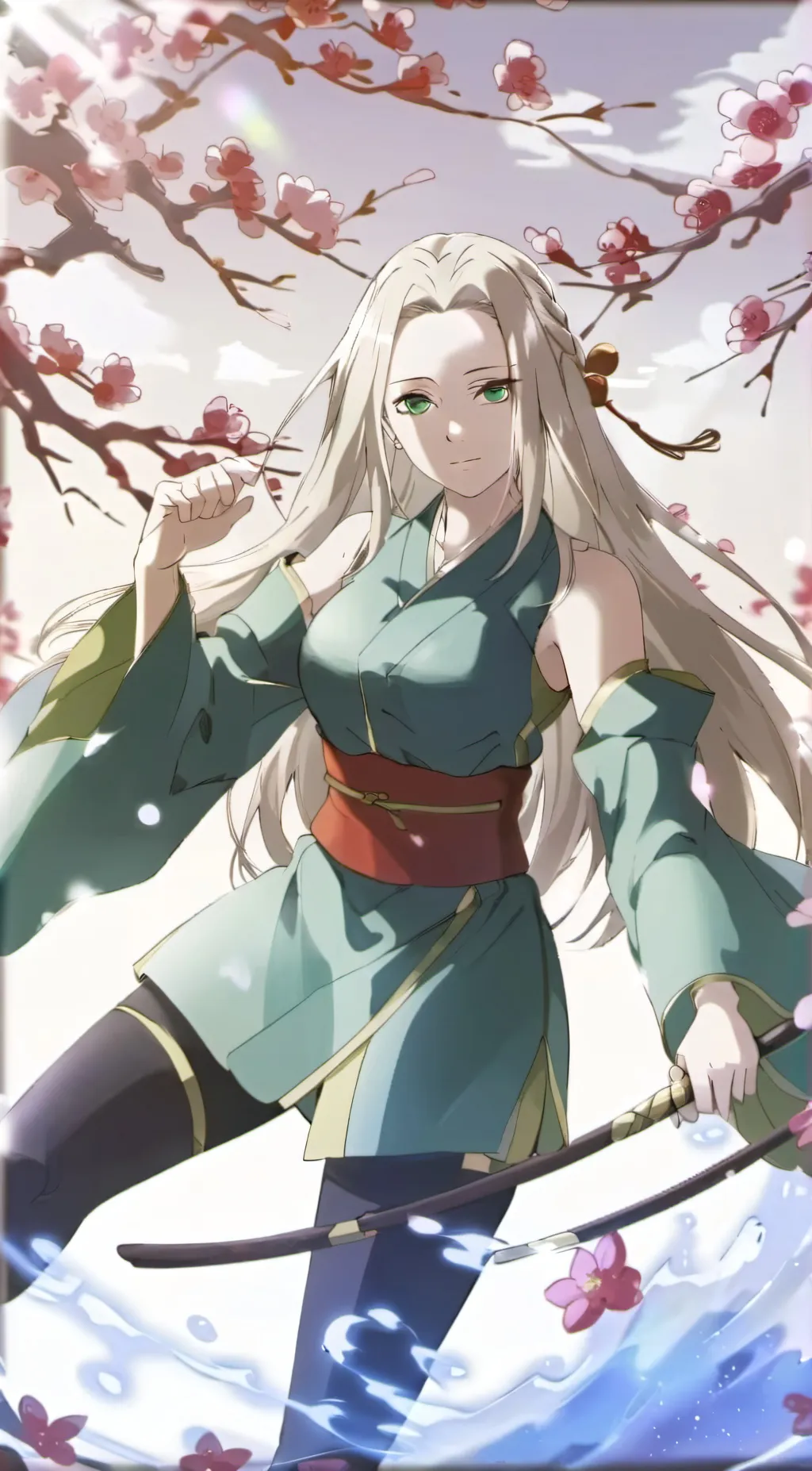 ai character: tsunade  background