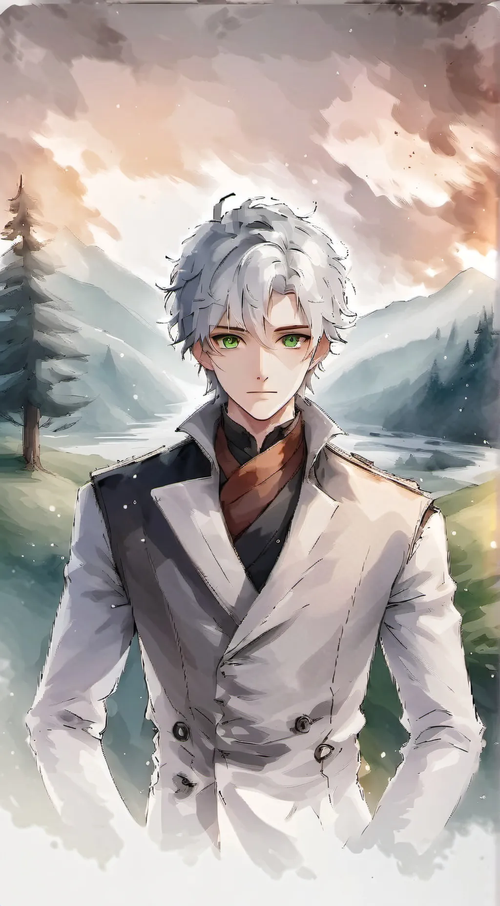 ai character: Akihiko Midoriya background